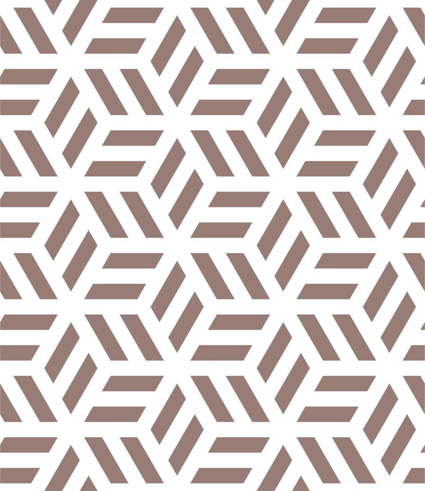 A brown and white pattern with a zigzag pattern vector