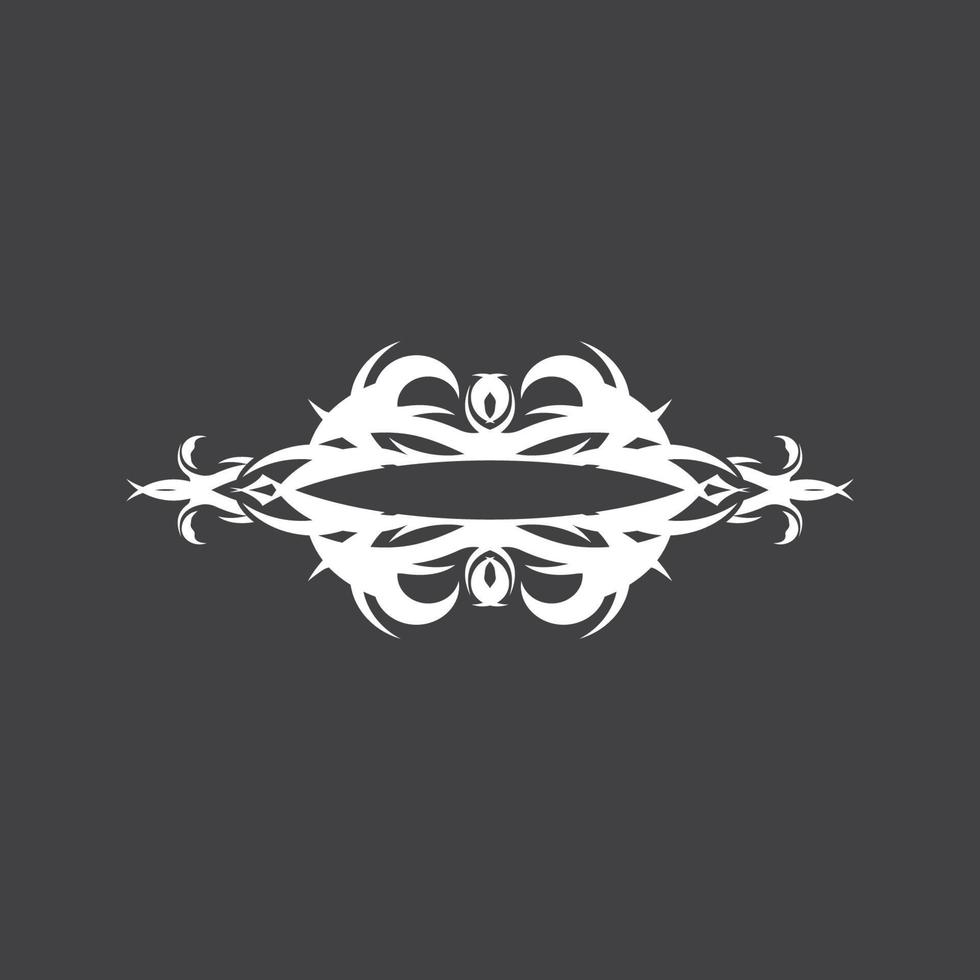 Tribal  Tattoo Abstract With Black Background vector