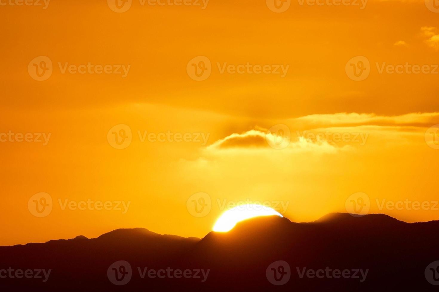 Beautiful sunset view photo