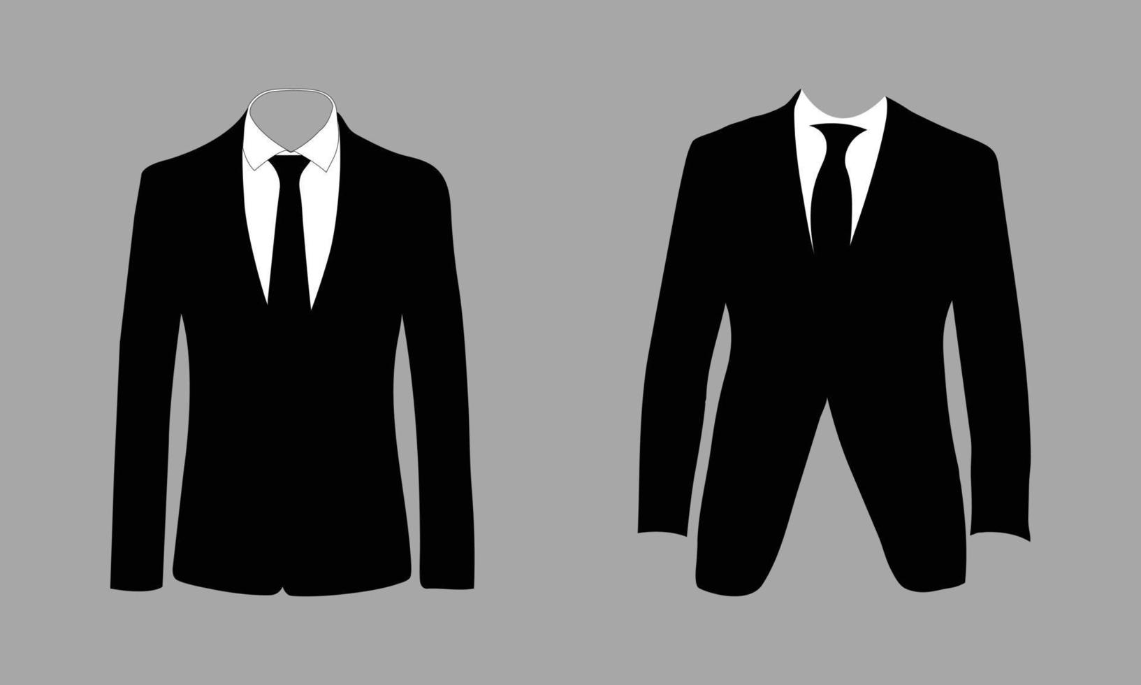 Business people group silhouettes pose on white background, flat line vector and illustration.