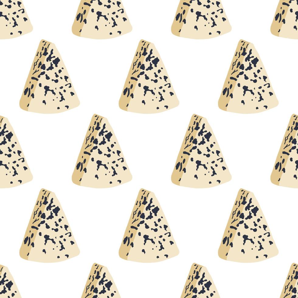 Seamless Pattern with Dorblu Cheese vector