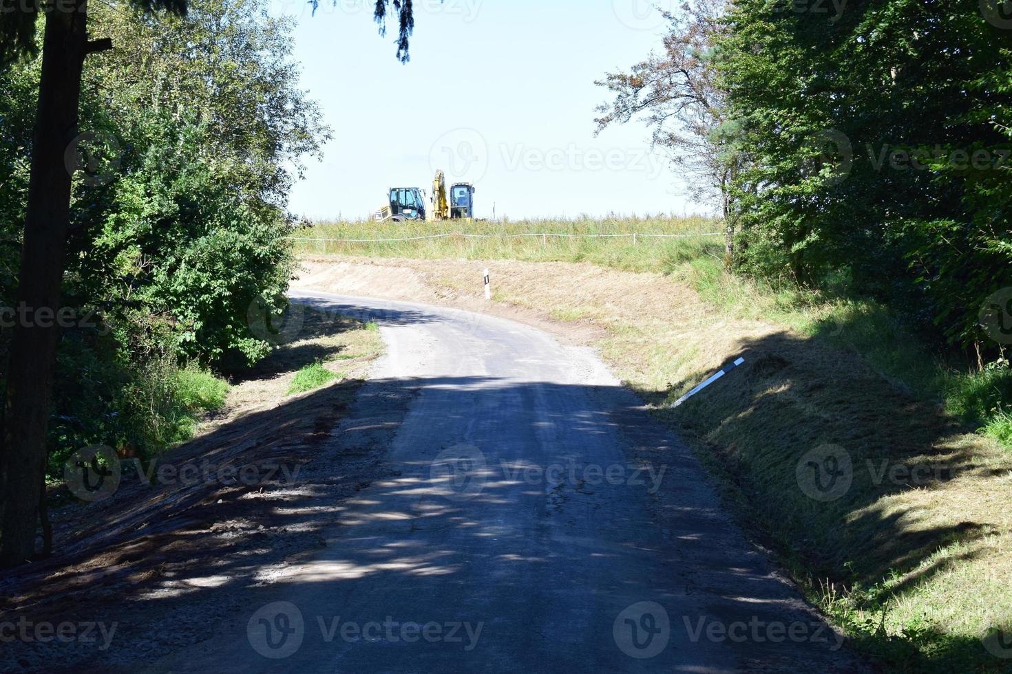 muy dañado país la carretera foto