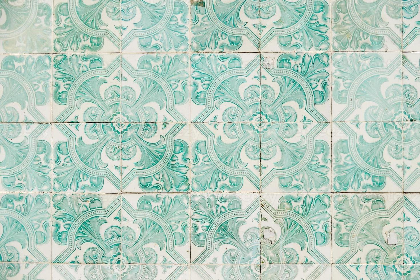 Tile pattern in Lisbon, Portugal photo