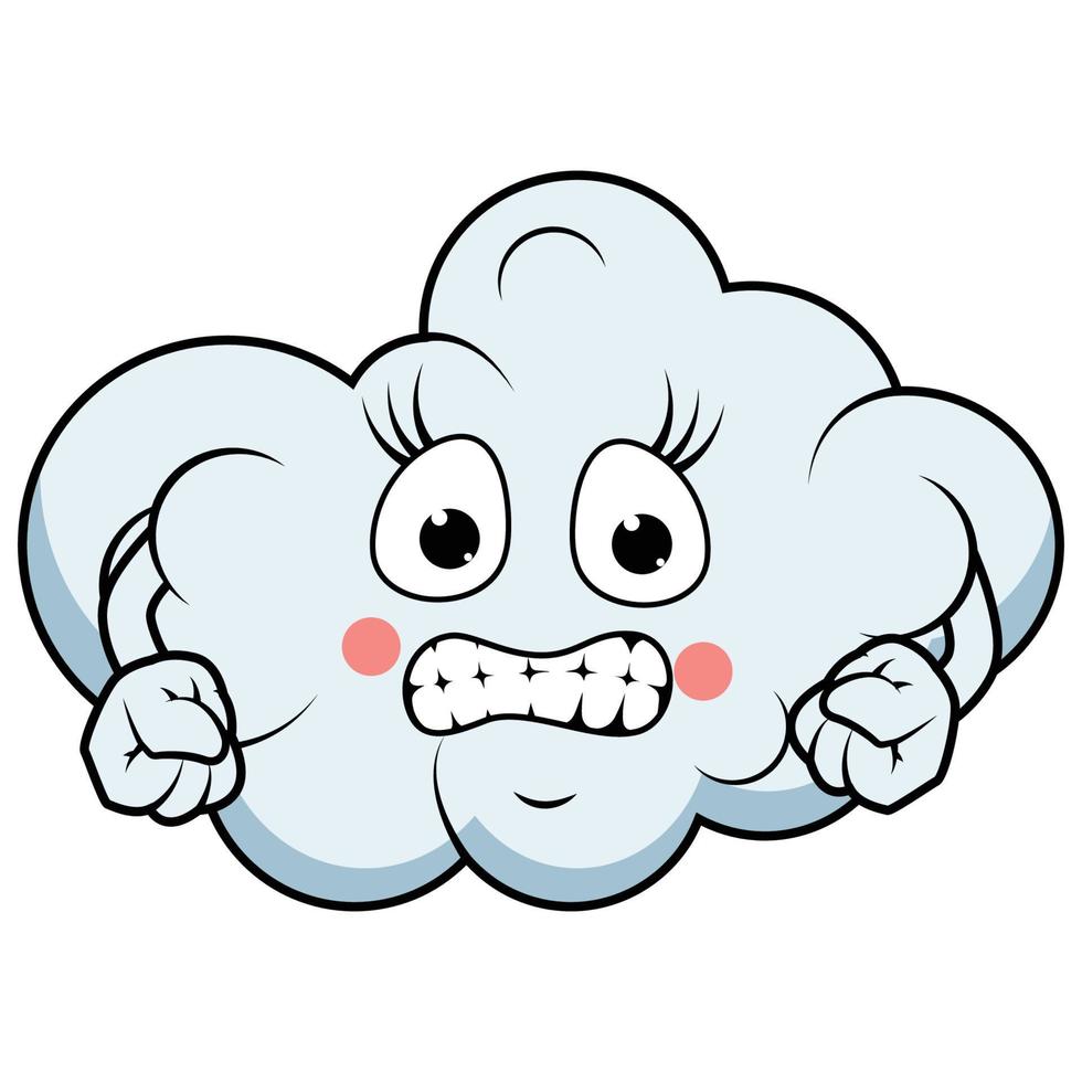 cute cloud cartoon illustration graphic vector