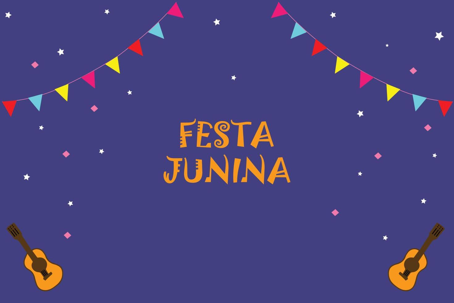 WebFesta Junina holiday background. Illustration. vector
