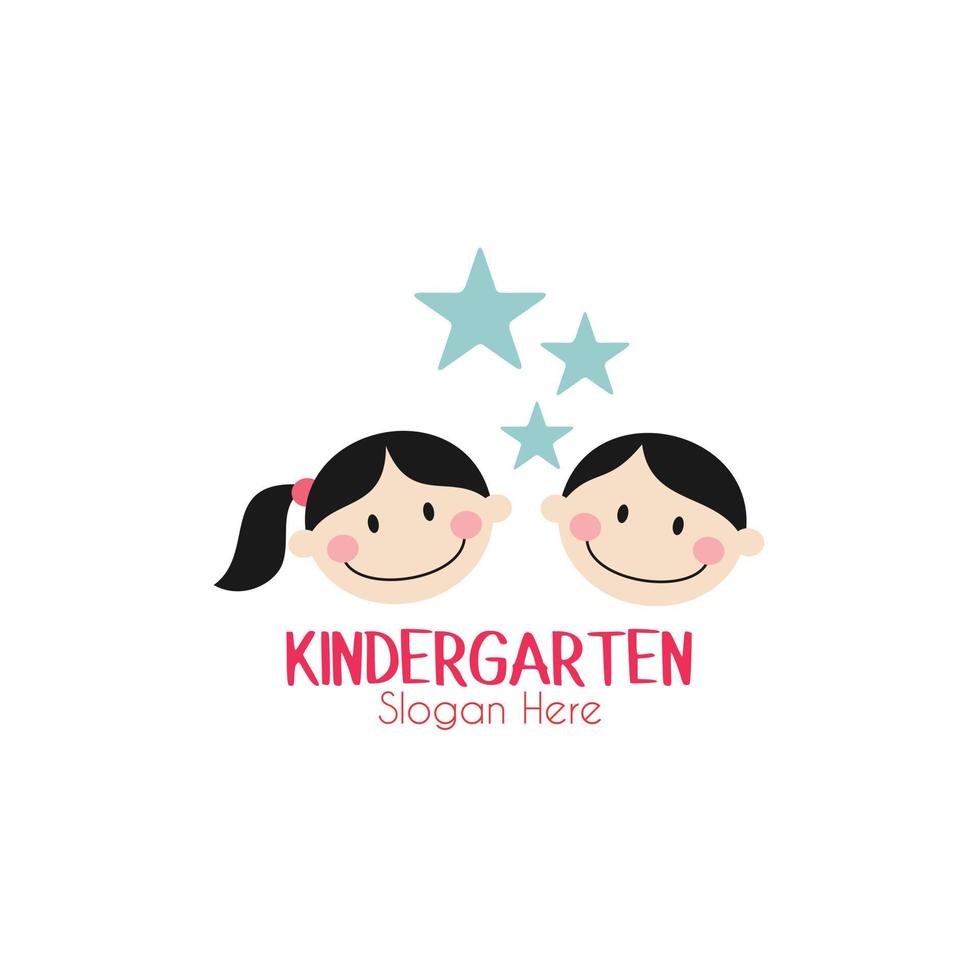 Preschool Logo Vector Design Template