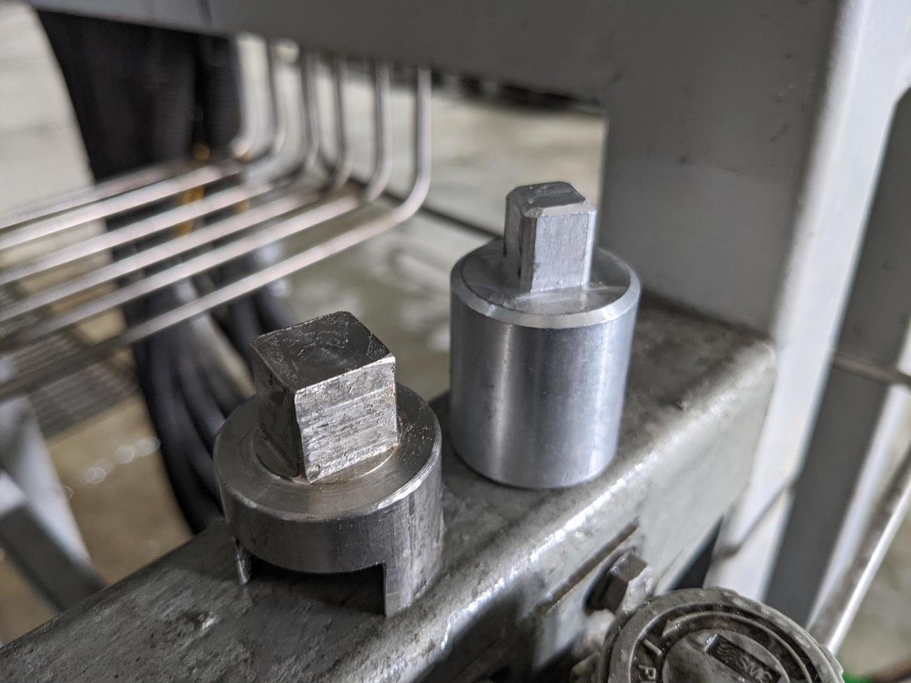 Part of equipment on power plant project, when maintenance and troubleshooting. The photo is suitable to use for industry background, construction poster and project content media.