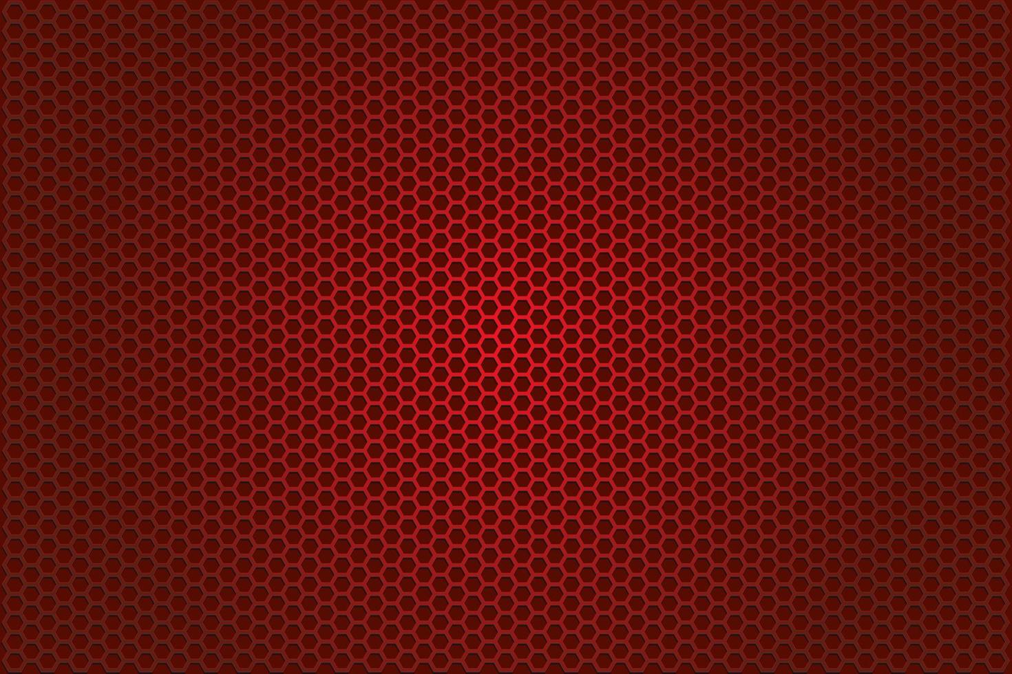 Gradient background in black and red colors Background from  hexagons vector