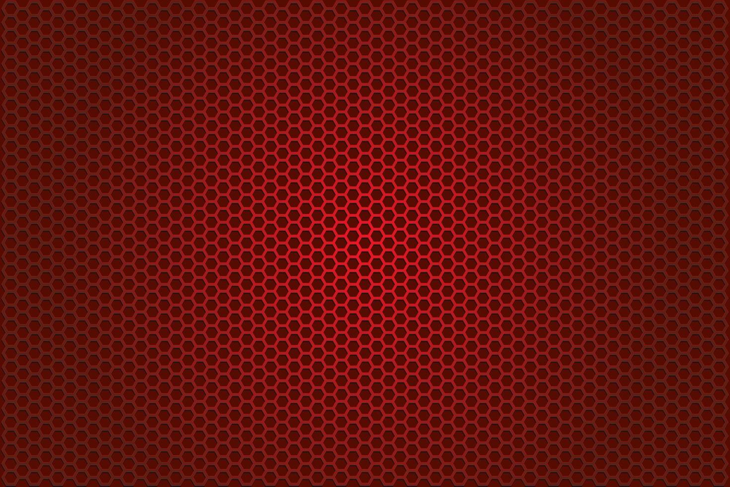 Gradient background in black and red colors Background from  hexagons vector