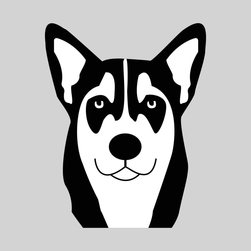 ilustración vectorial de perro de dibujos animados vector