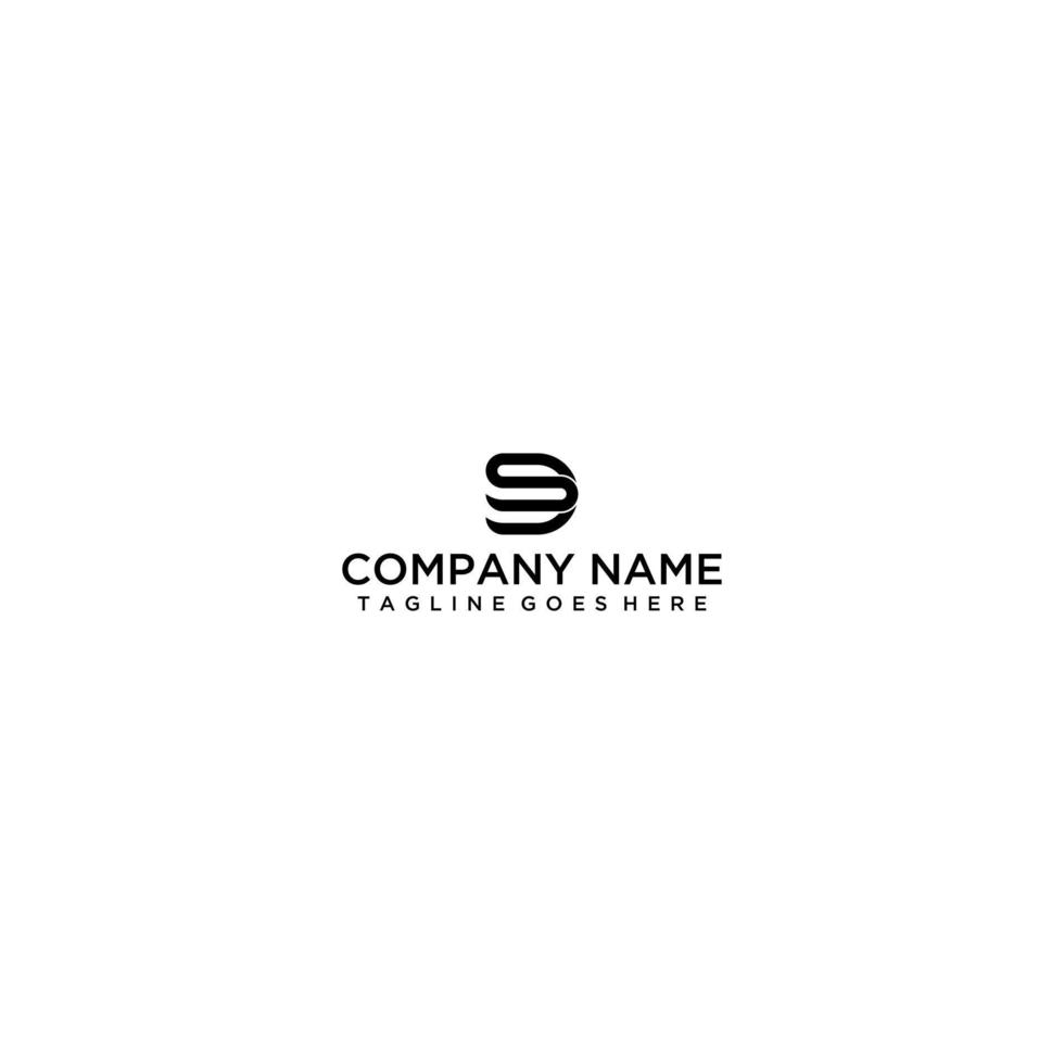 SD letter logo design on luxury background. DS monogram initials letter logo concept. SD icon design. vector