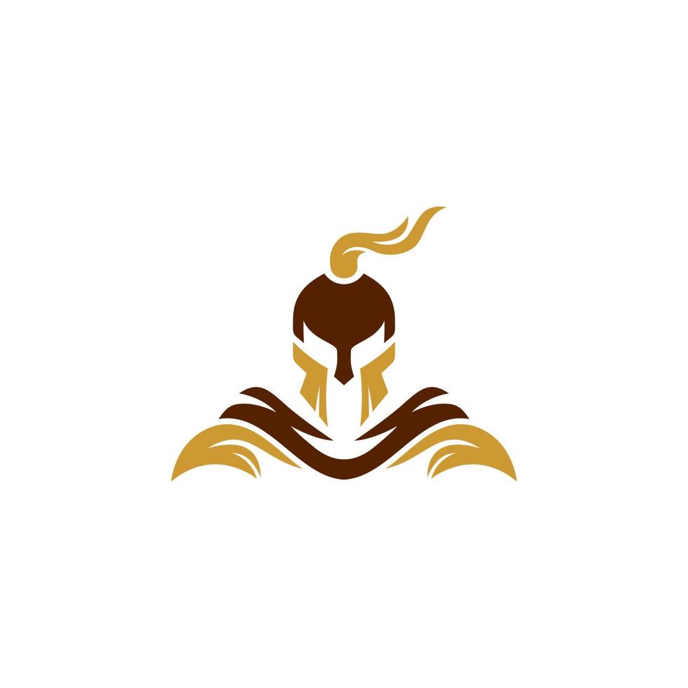 Logo for a knight with sword and shield. vector