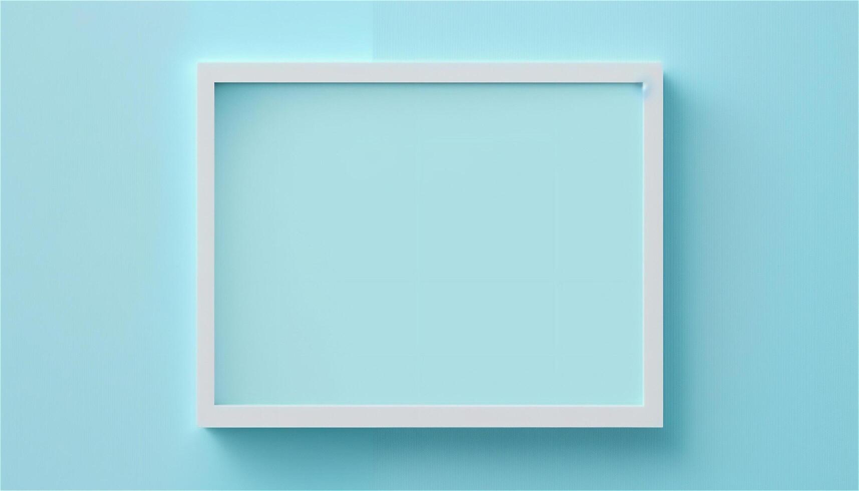 Pastel blue empty paper texture background template, banner for advertising. Rectangular geometric shapes. Copy space. space for text. . photo