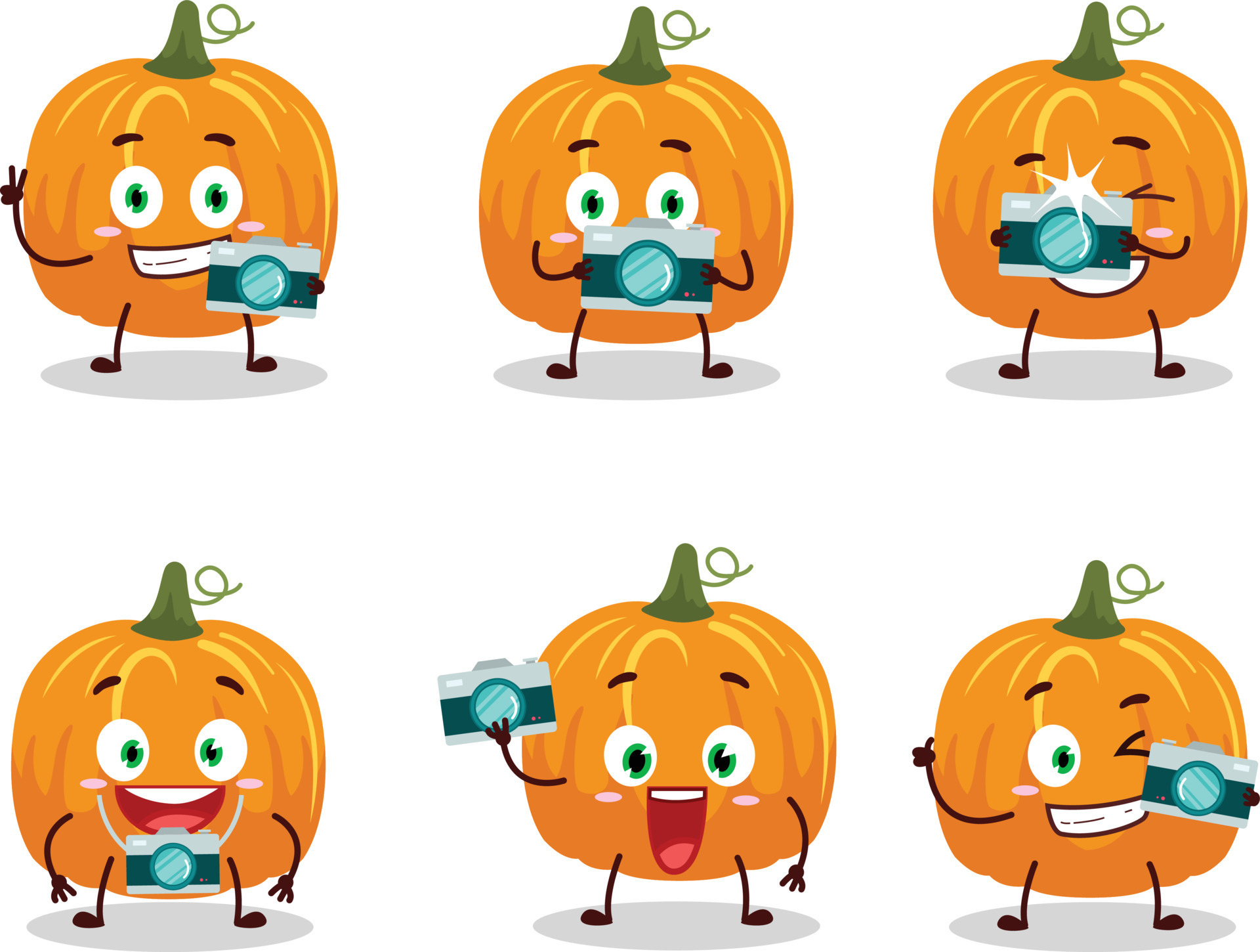 photographer image clipart pumpkin