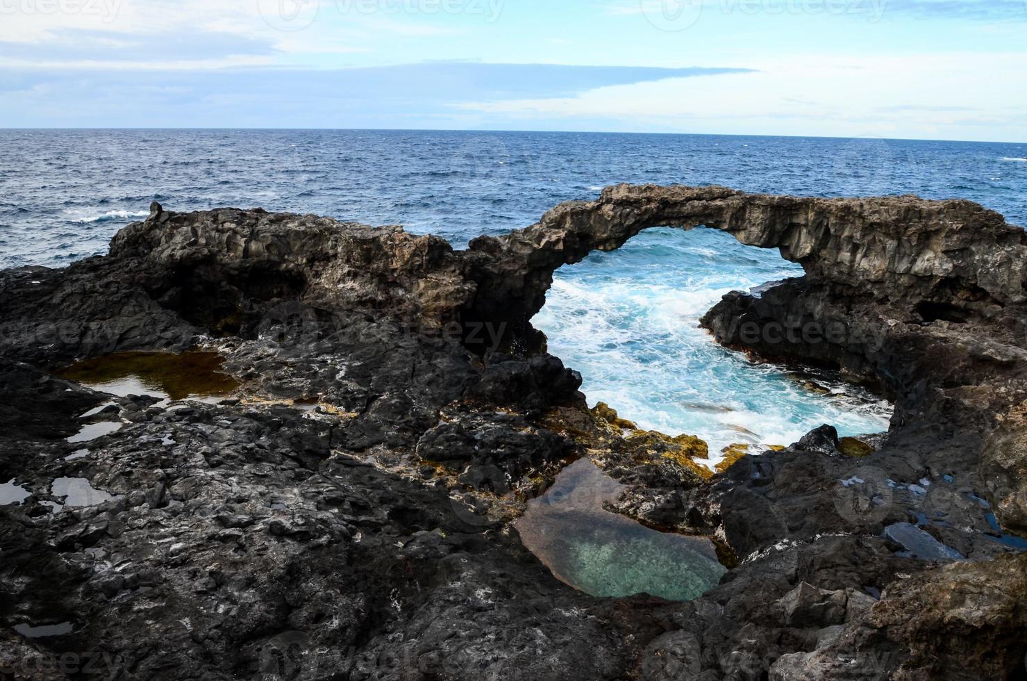 Scenic coastal view photo
