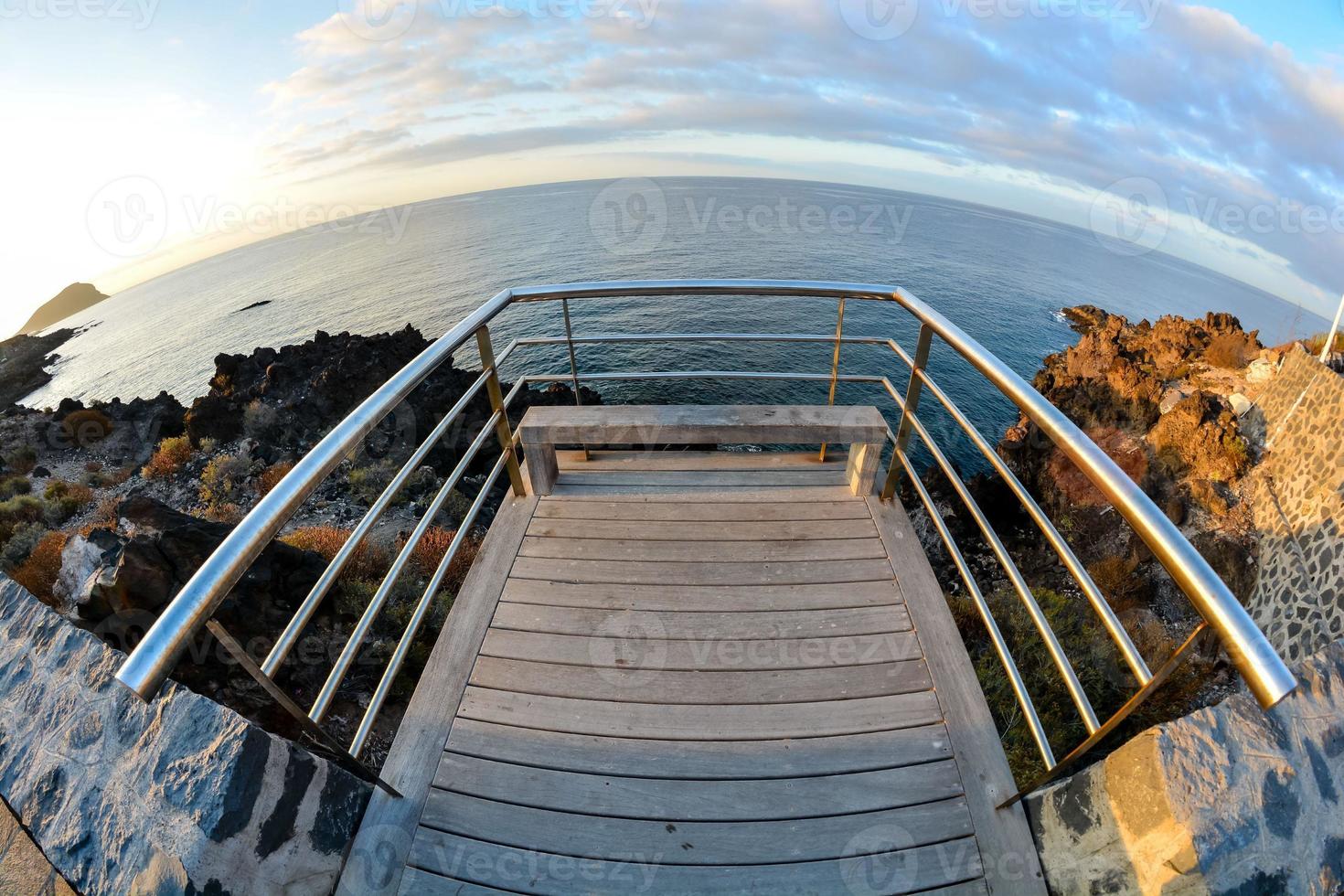 Scenic coastal view photo
