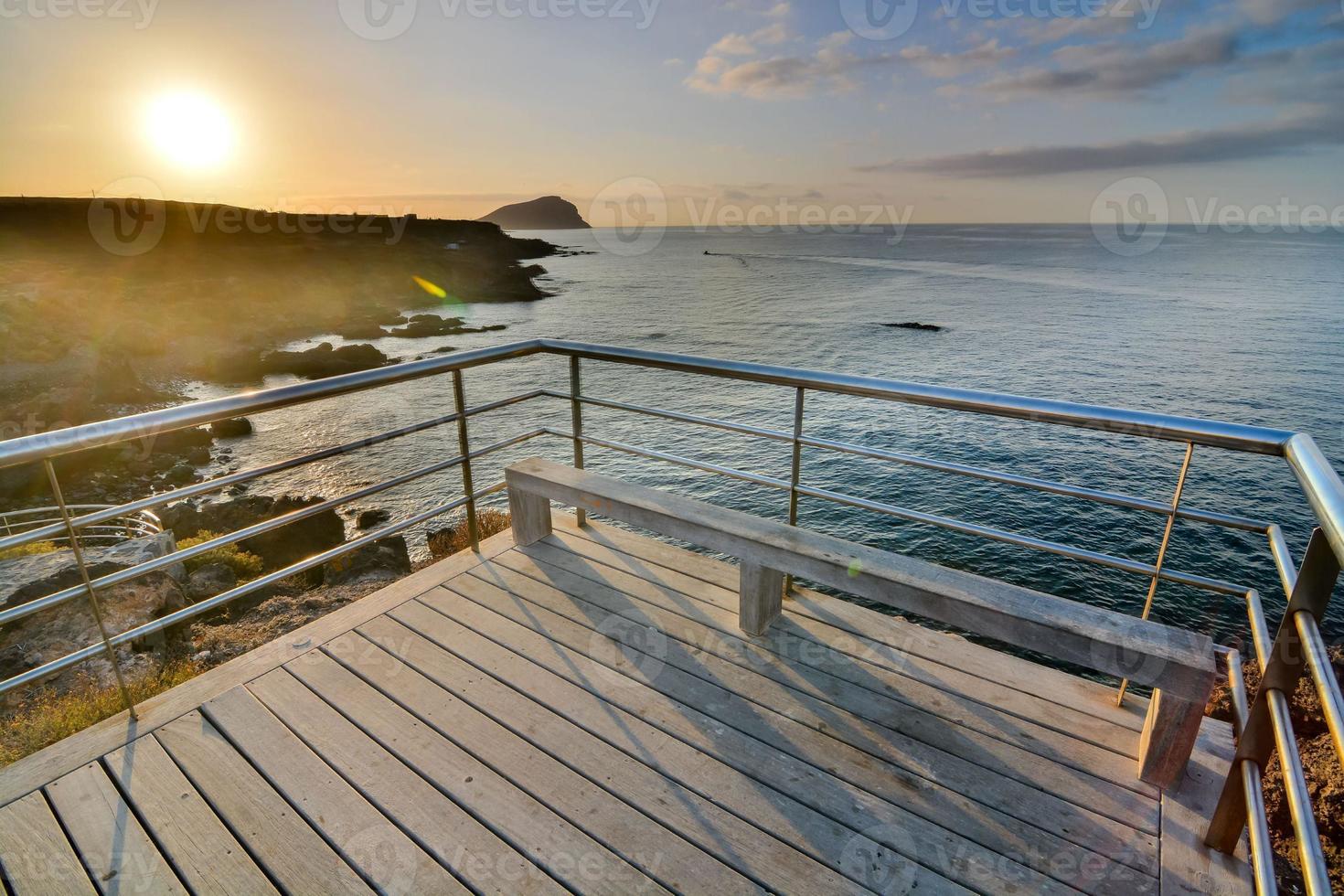 Scenic coastal view photo