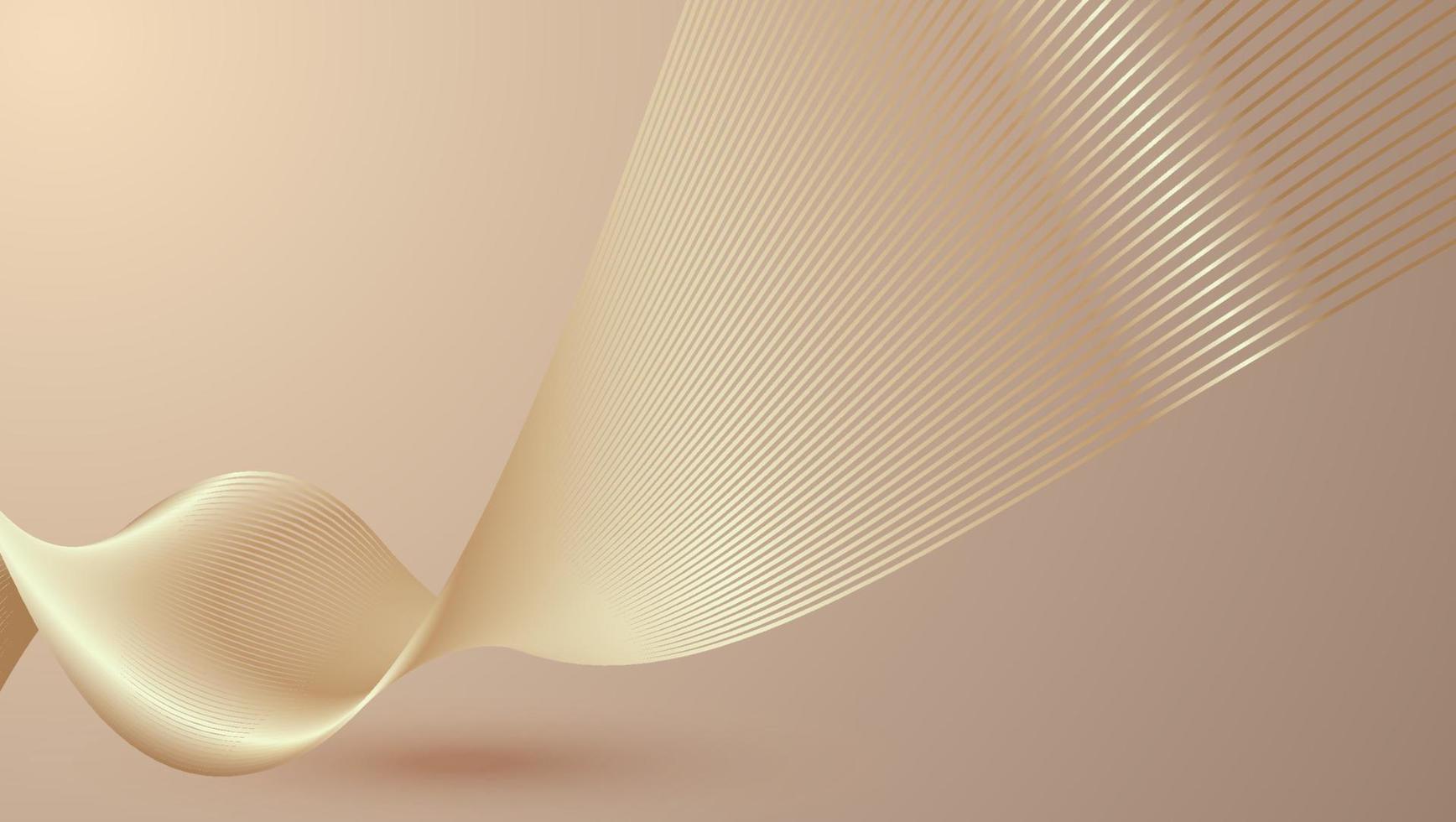 Abstract gold wavy light abstract texture texture background vector