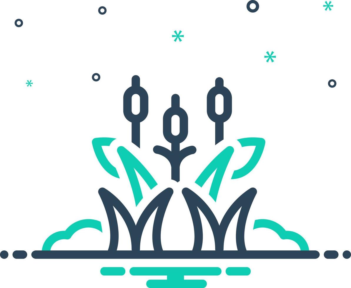 mix icon for marsh vector