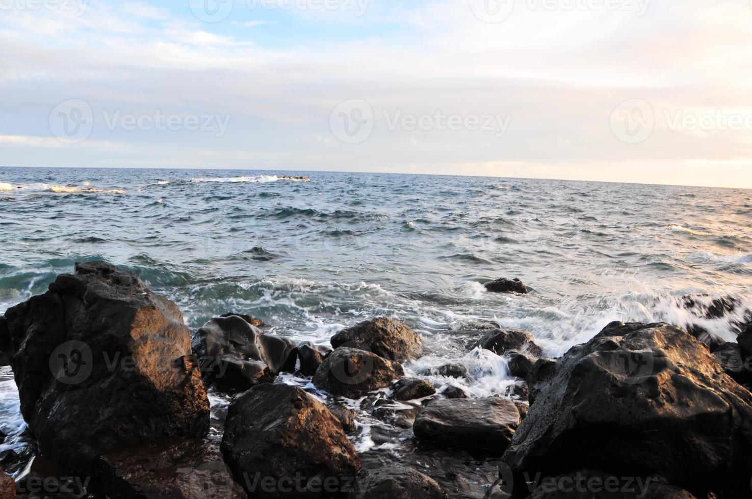 Scenic coastal view photo