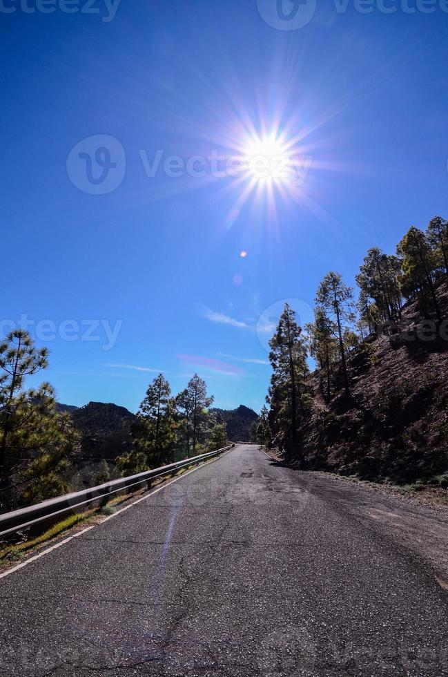 Road in the countryside photo