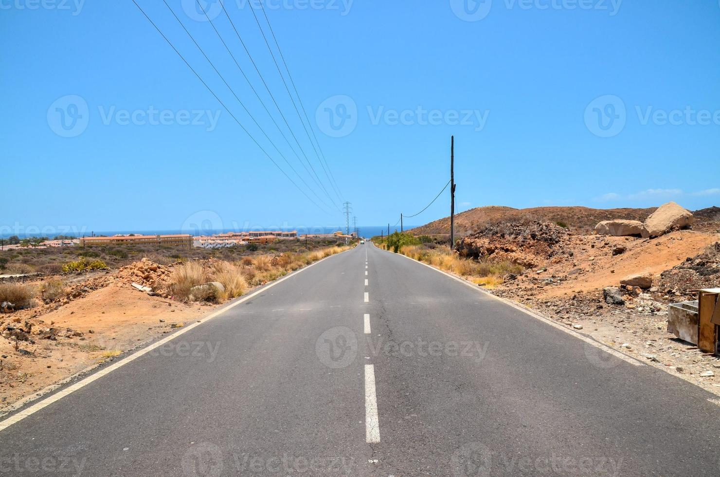 Road in the countryside photo