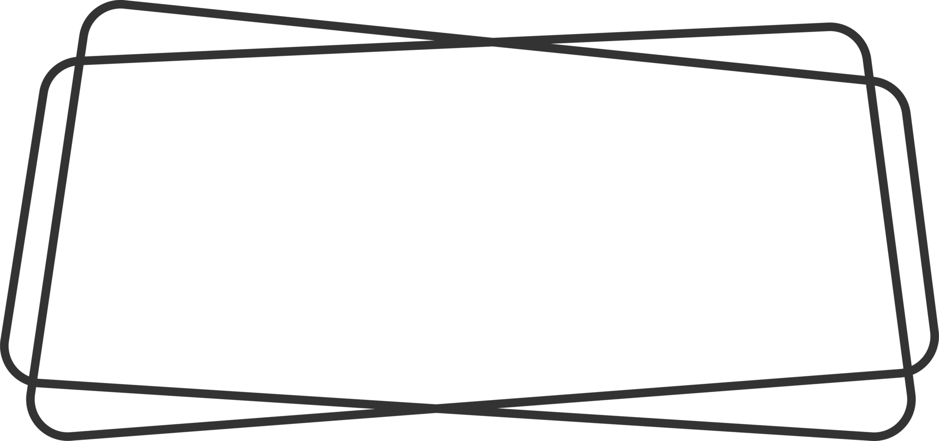 Geometric line banner in flat style png