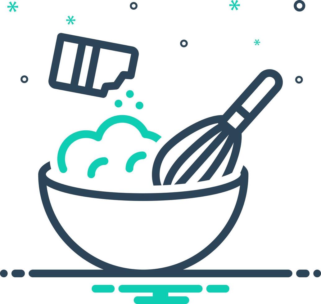 mix icon for backing vector