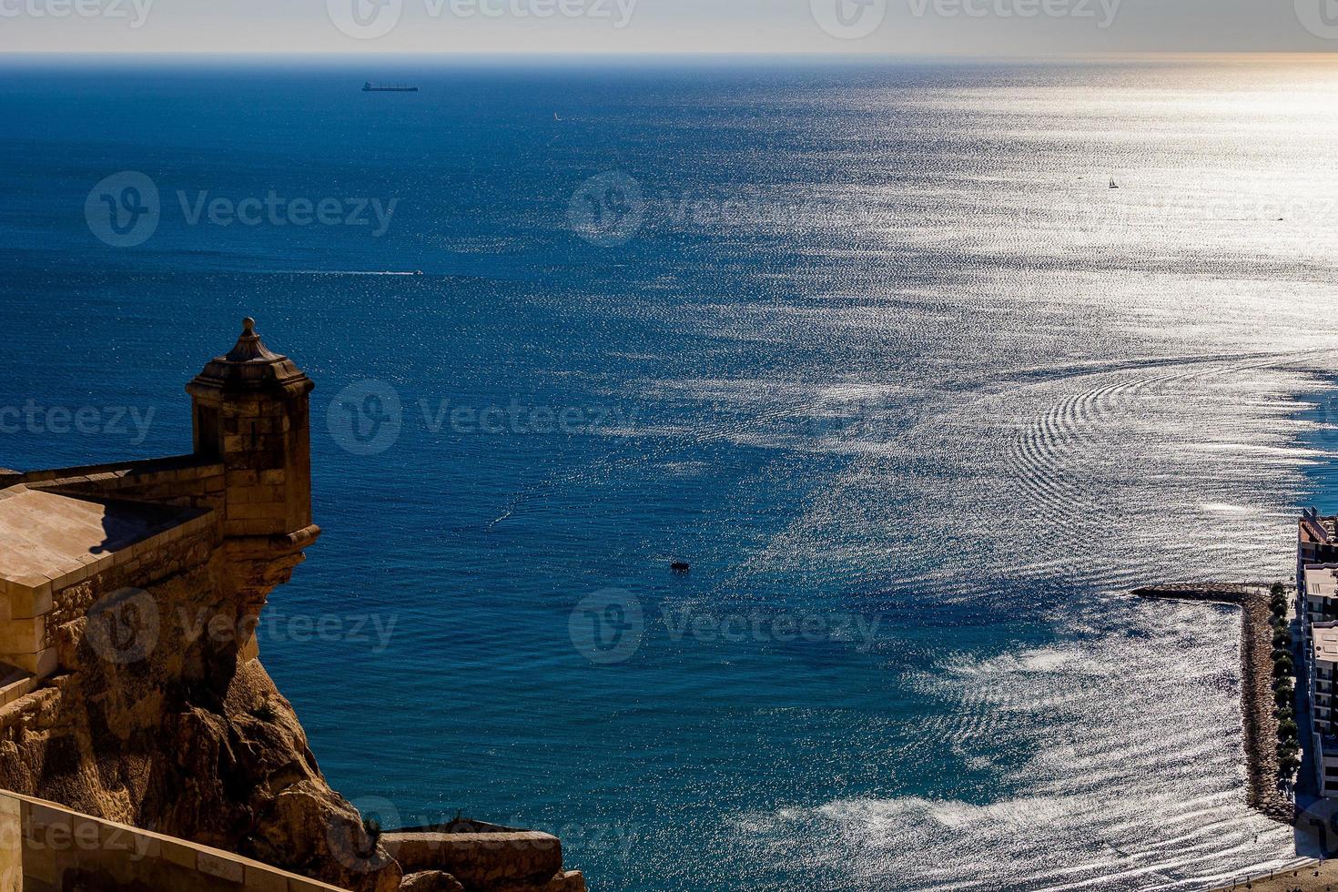 viewpoint castle of saint barbara alicante city view hisoania landmark photo
