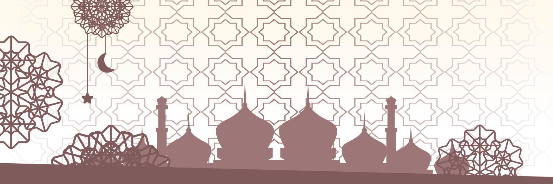 Islamic background, with beautiful mandala ornament. vector template for banners, greeting cards for Islamic holidays, eid al fitr, ramadhan, eid al adha