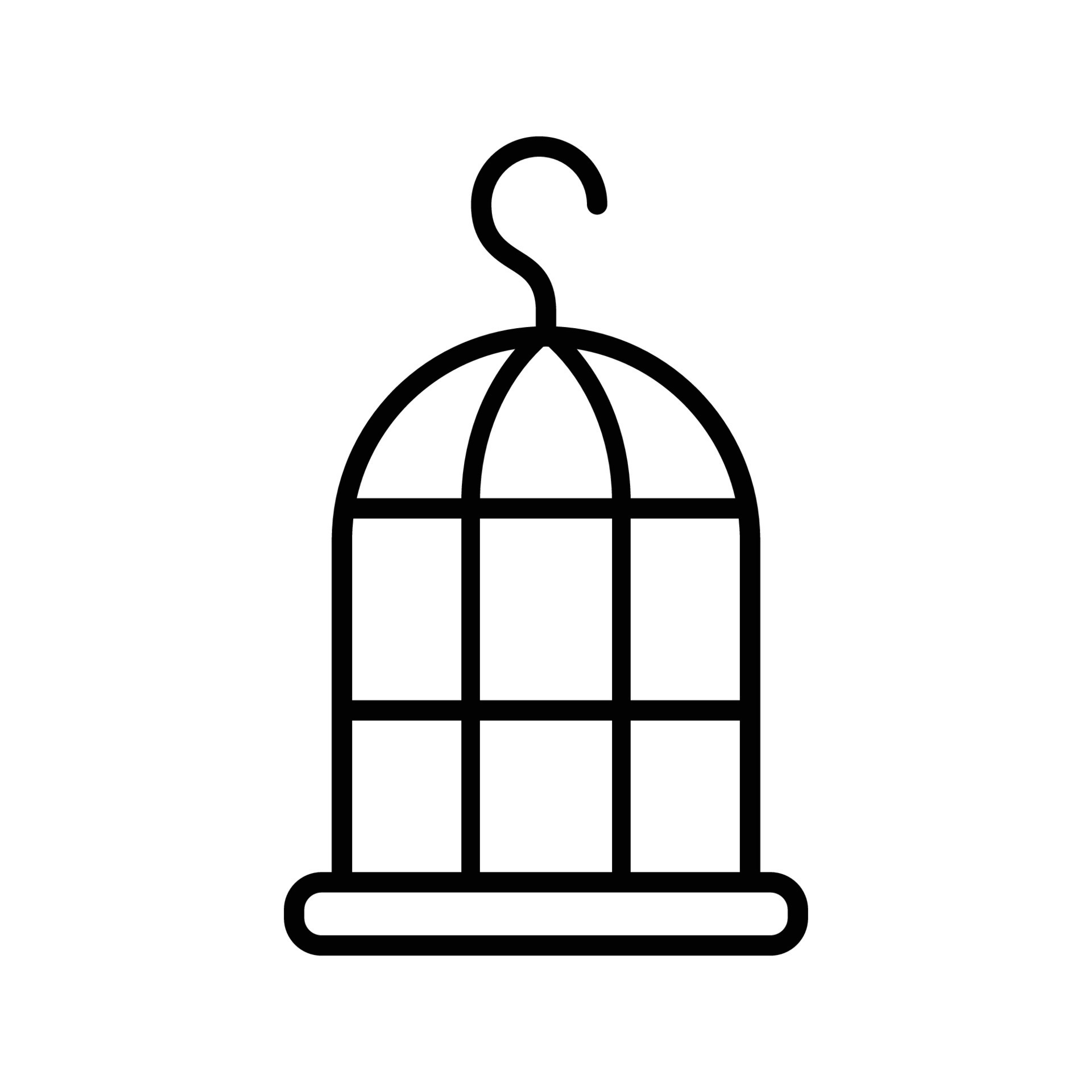 Bird cage icon 22216483 Vector Art at Vecteezy