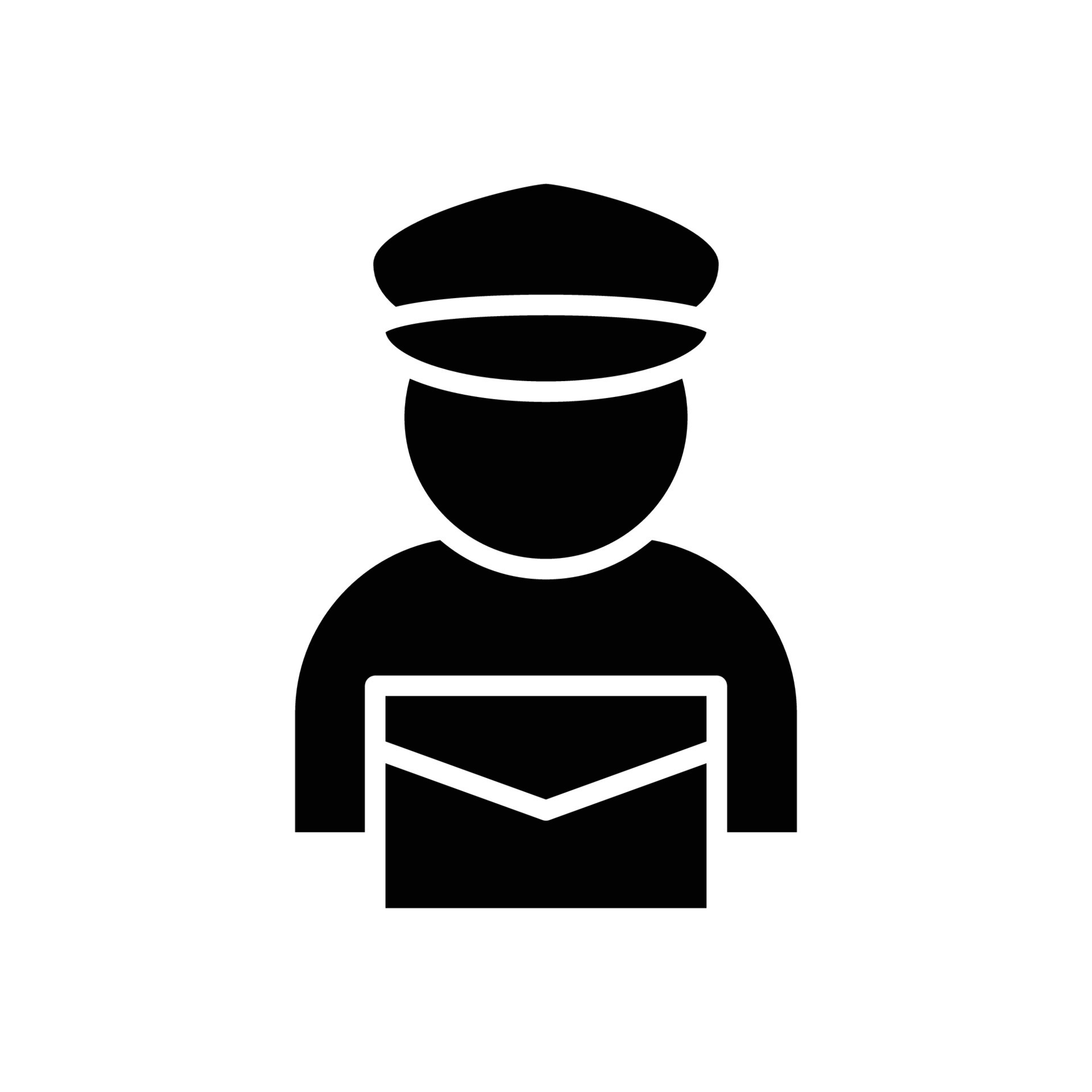 Postman icon vector 22216491 Vector Art at Vecteezy