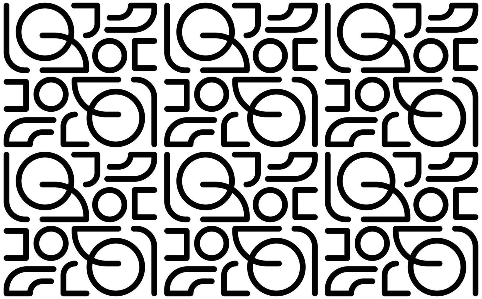 Artistic random lines pattern. Black and white seamless pattern. Suitable for fabric, wallpaper, banner, cover, and prints. vector