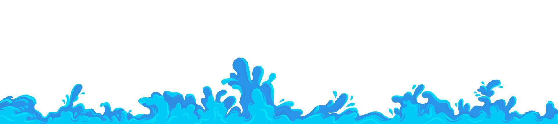 water splashing dry brush stroke background vector