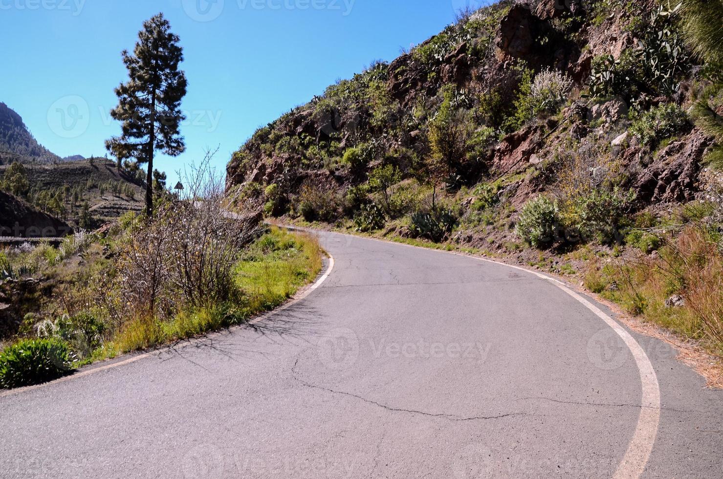 Road in the countryside photo