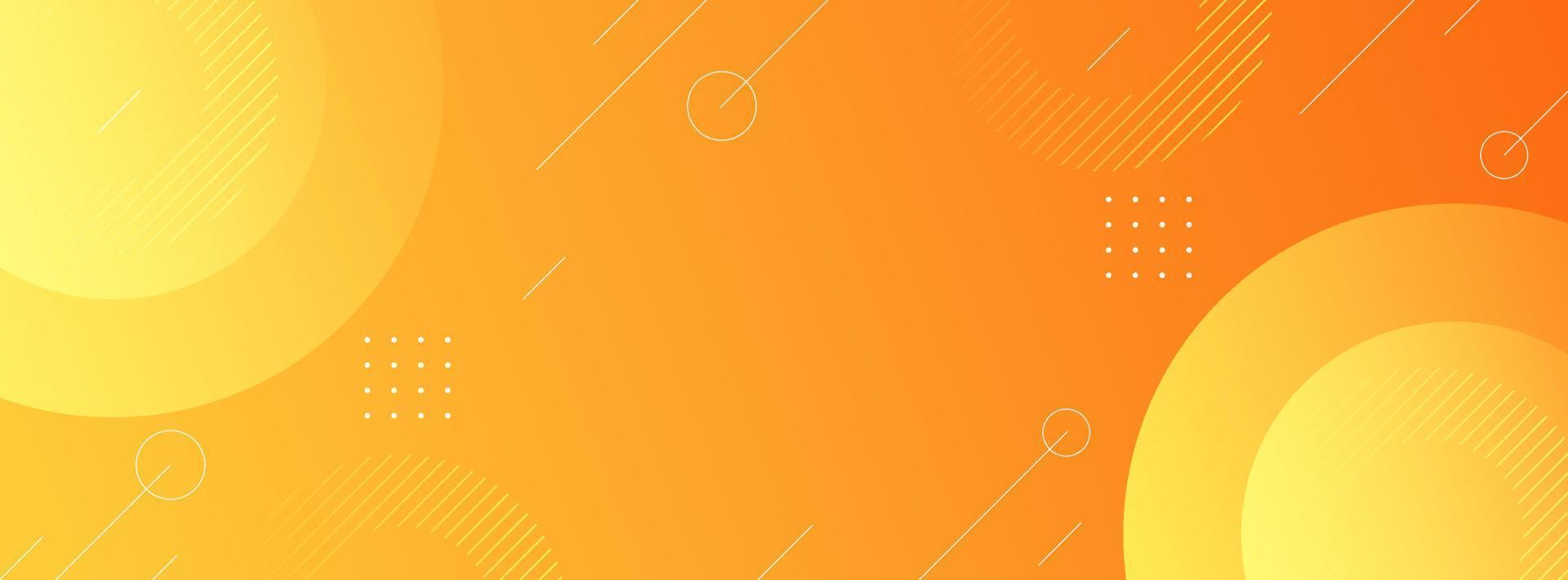 antecedentes bandera. vistoso, brillante naranja gradación vector