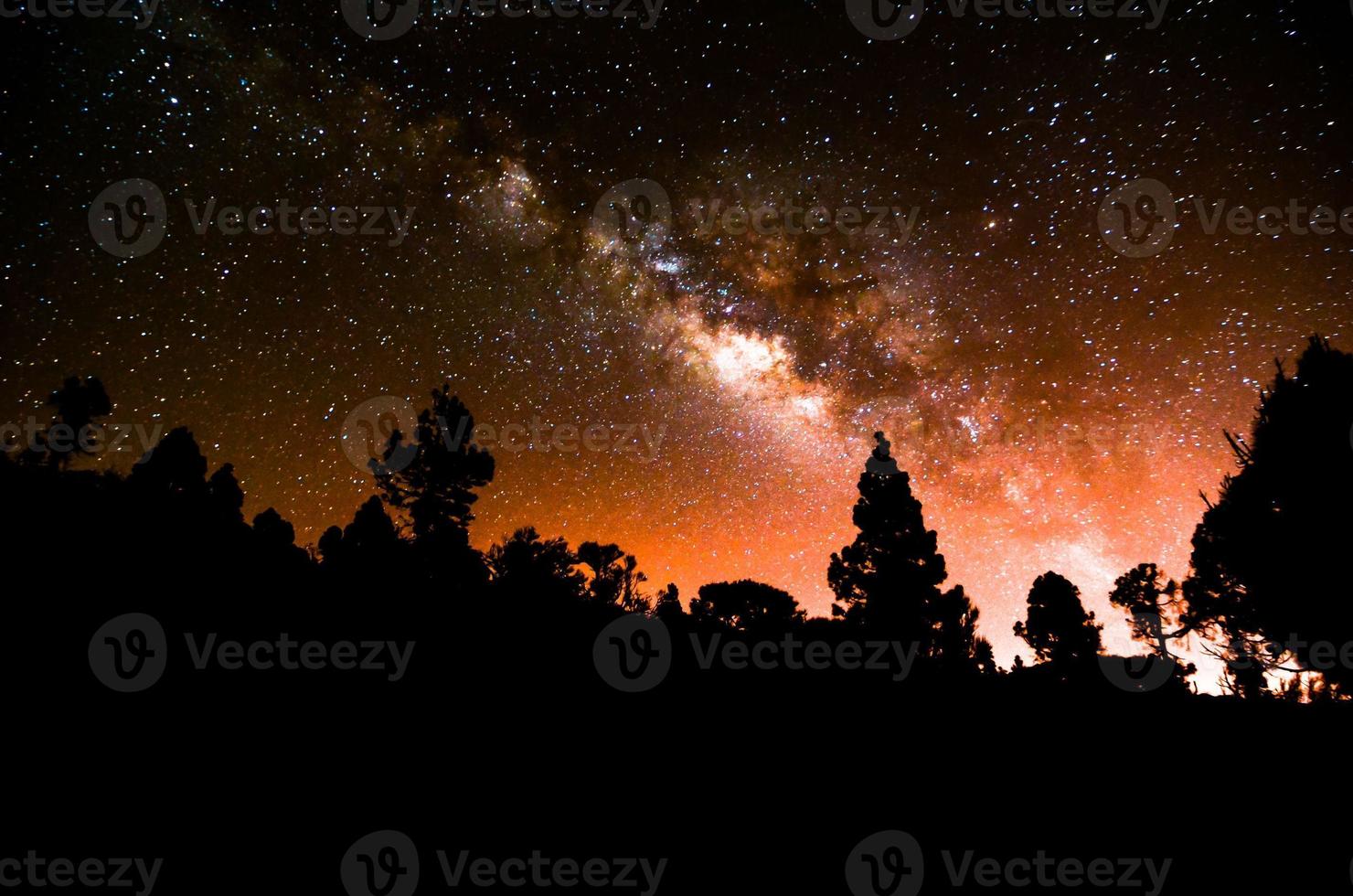 Colourful sky at sunset photo