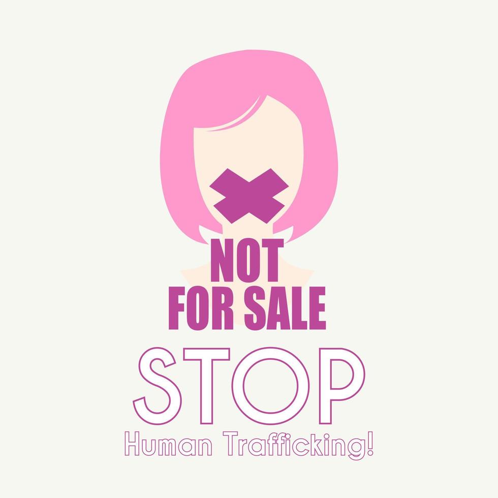 detener humano trata vector concepto humano venta.