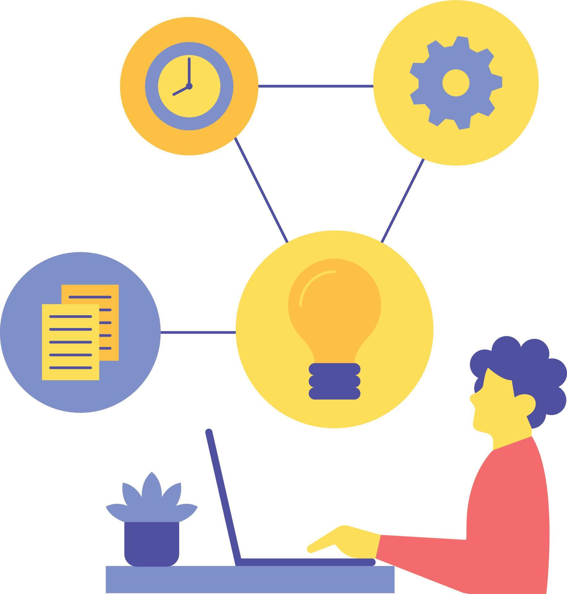 Vector illustration of modern flat design concept of software ...