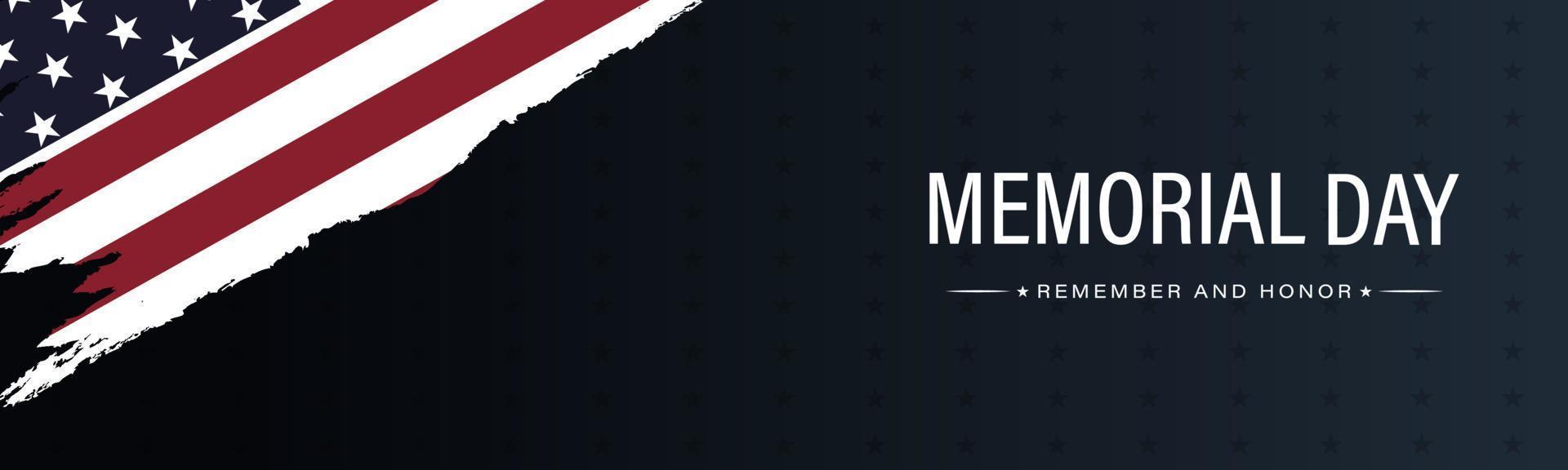 US Memorial Day vector illustration