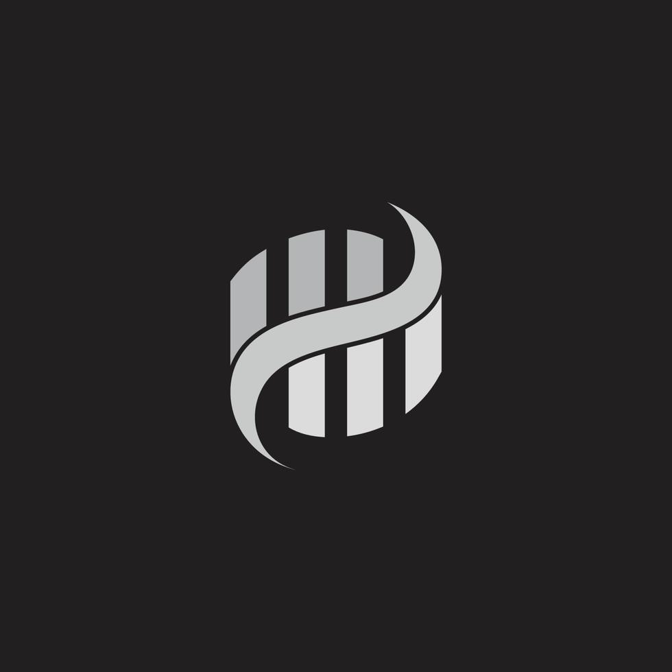 stripes smoke geometric simple logo vector