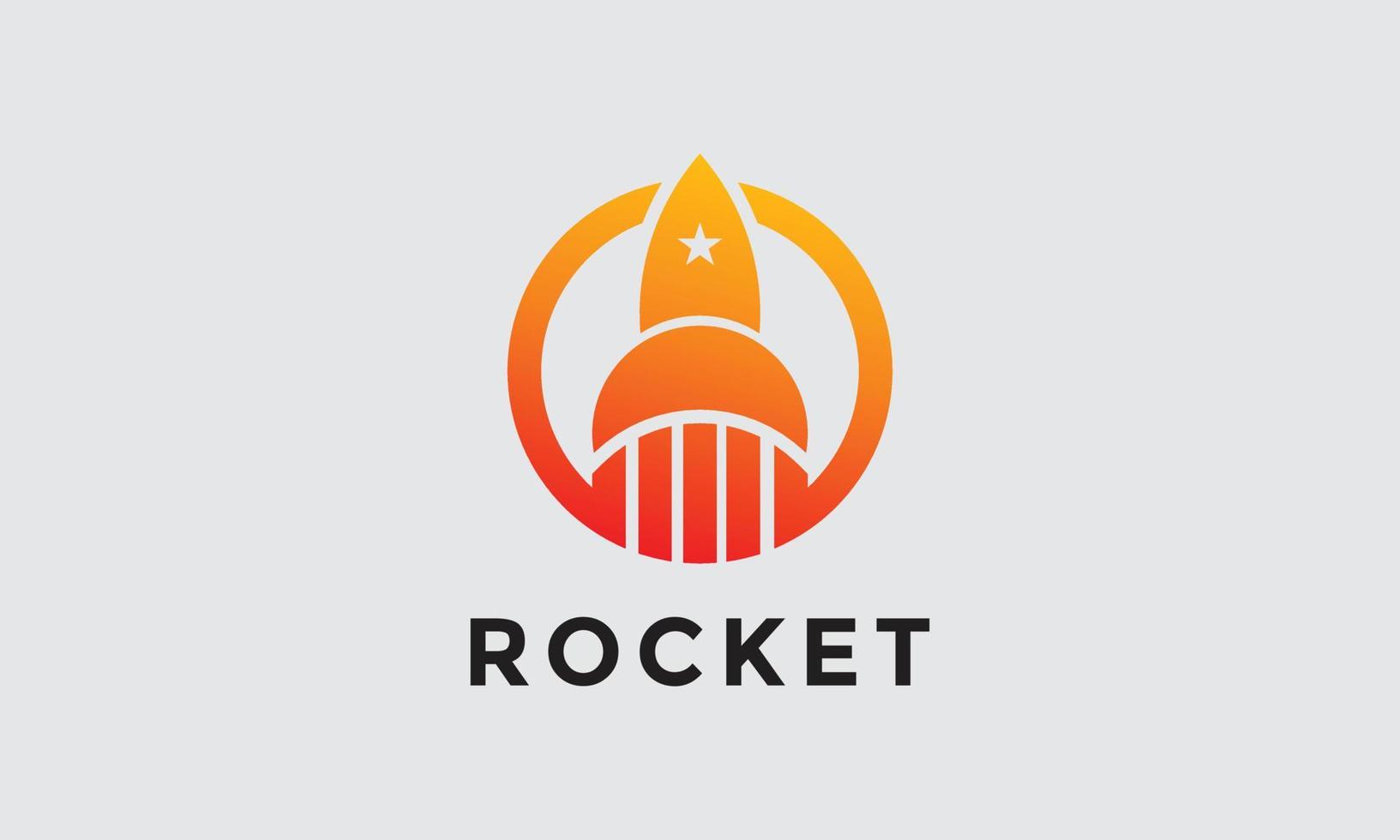 Logo vector rocket concept flight astronaut illustration spaceship cosmos astronomy turbo design