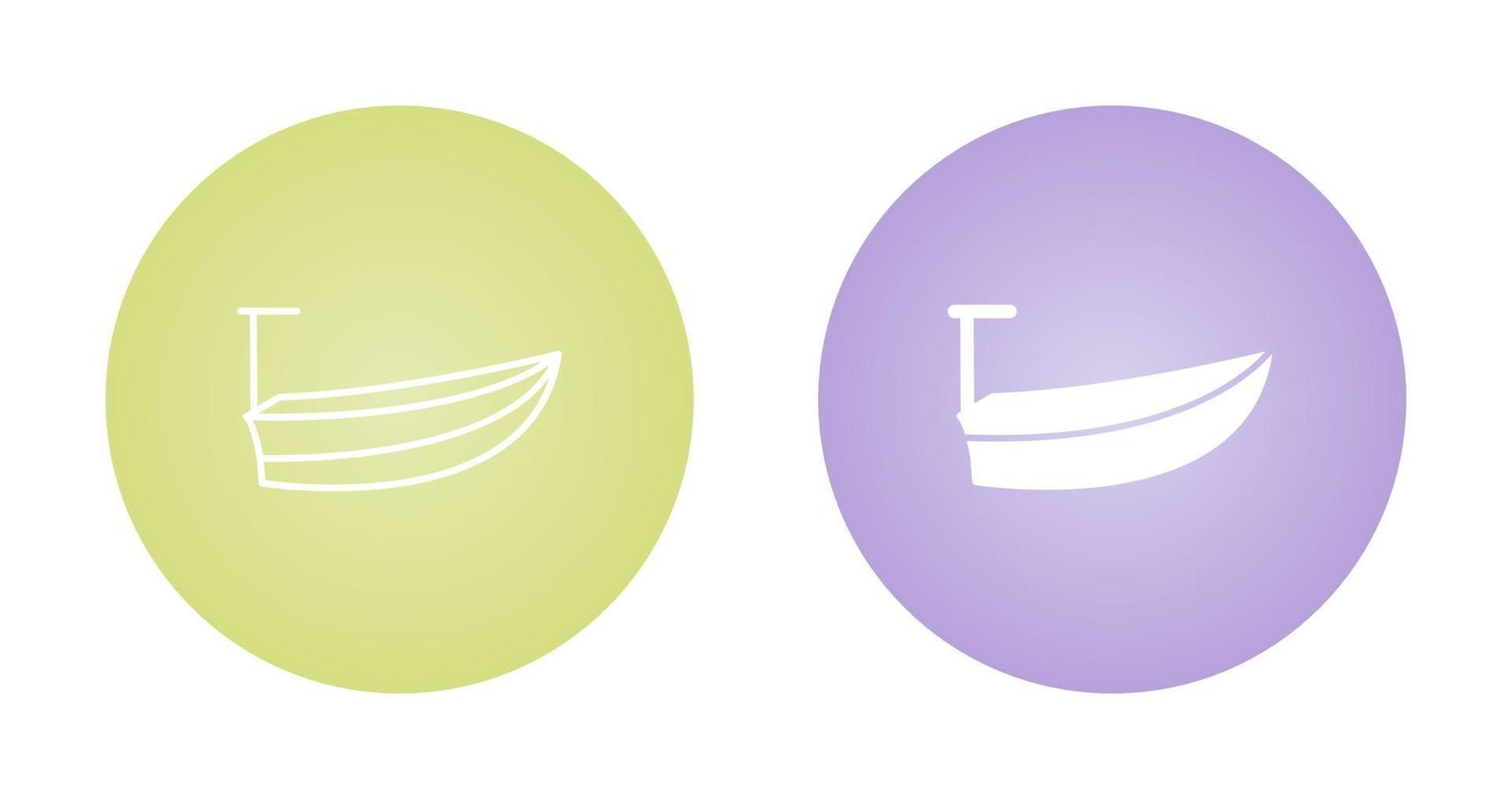 Small Boat Vector Icon