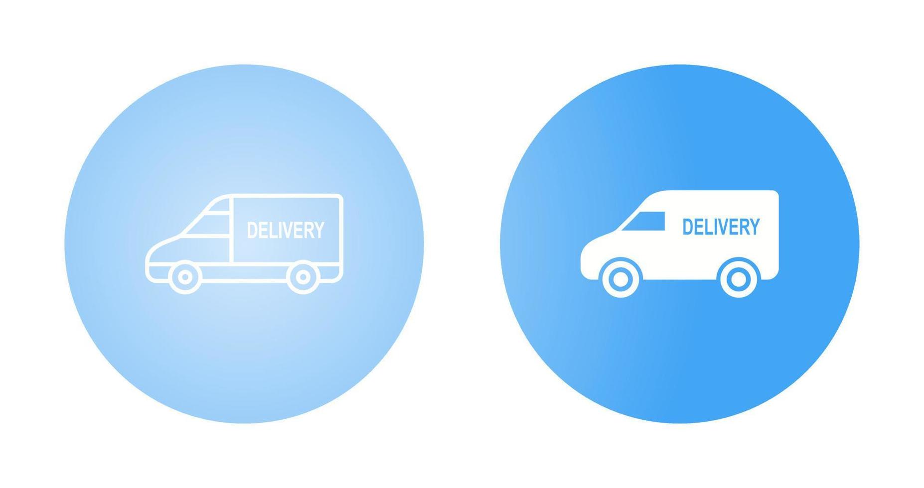 Delivery Car Vector Icon