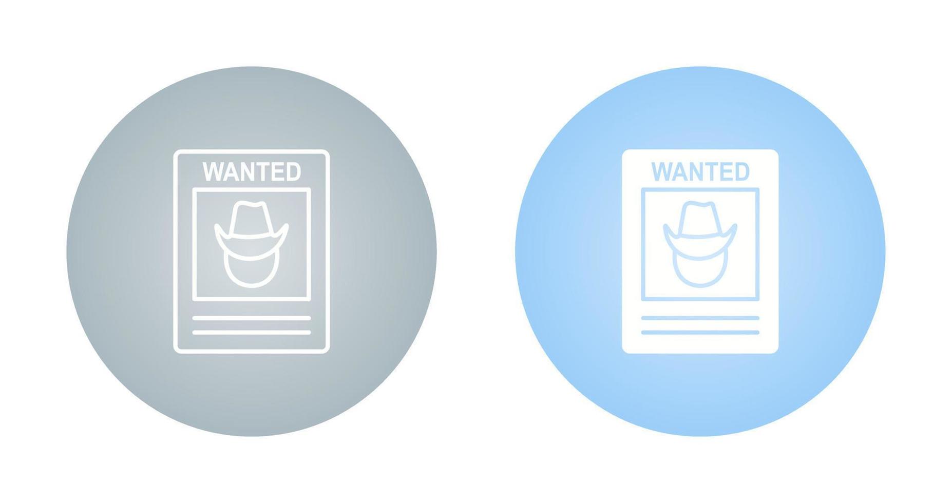 Wanted Poster Vector Icon