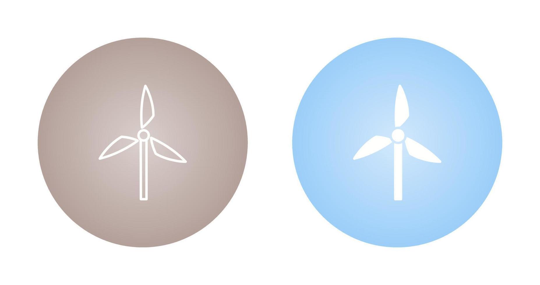 icono de vector de molino de viento