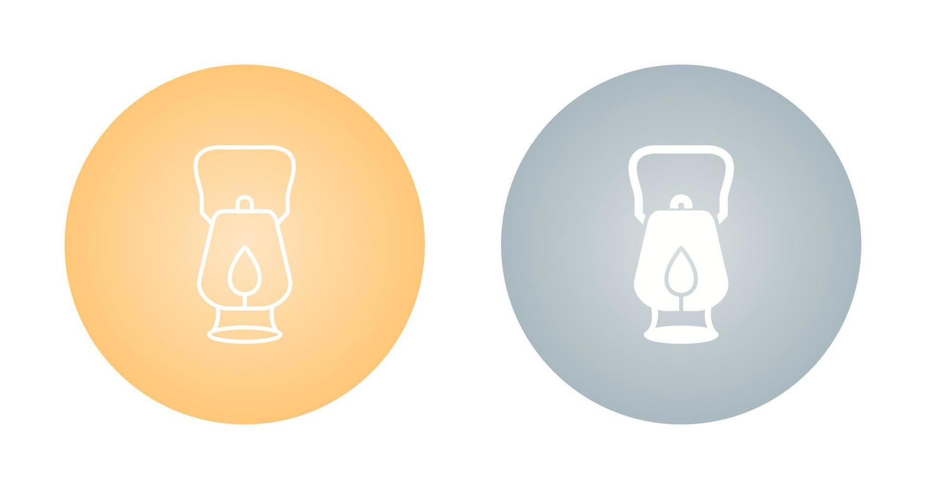 Oil Lamp Vector Icon
