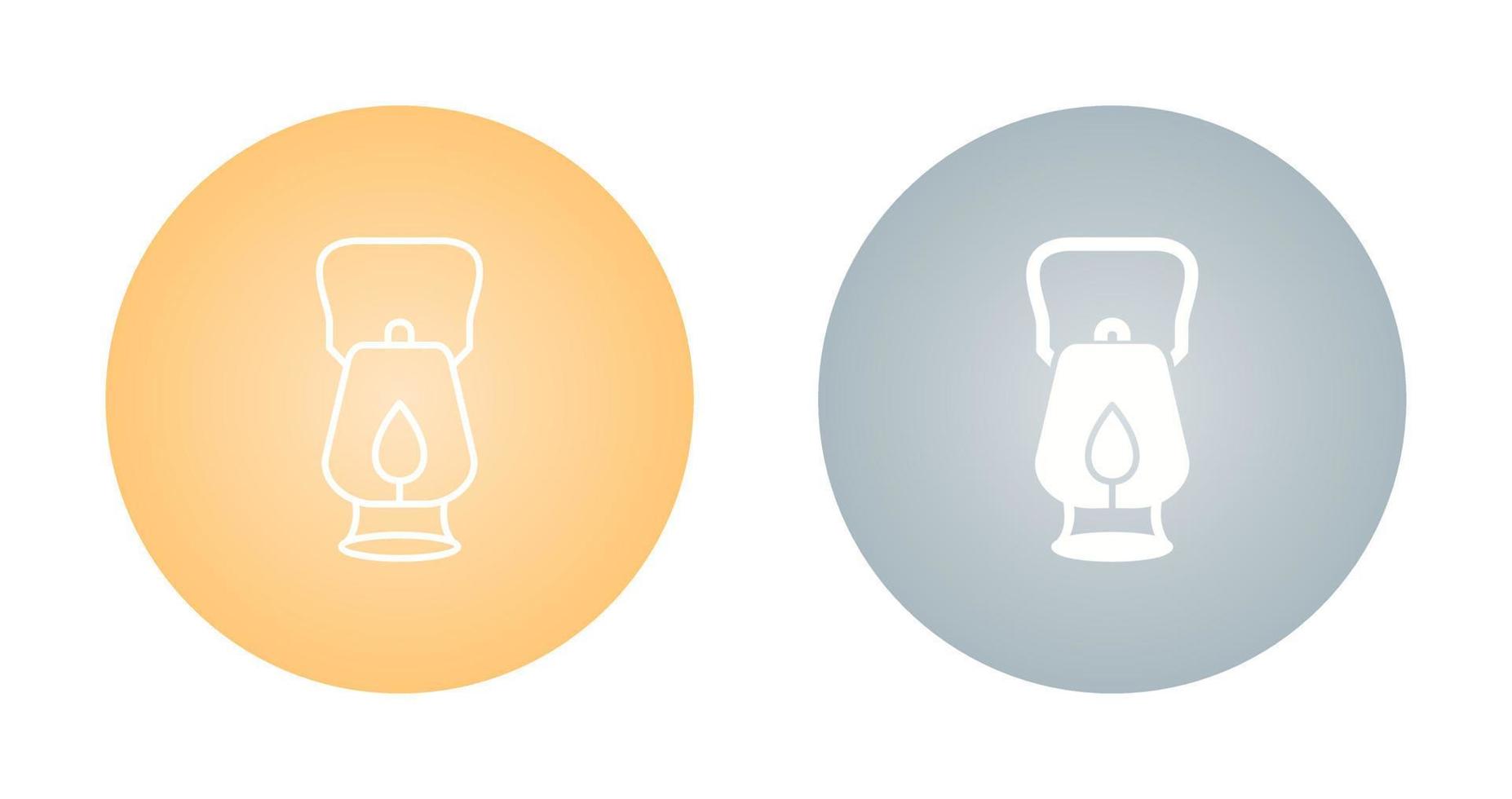 icono de vector de lámpara de aceite