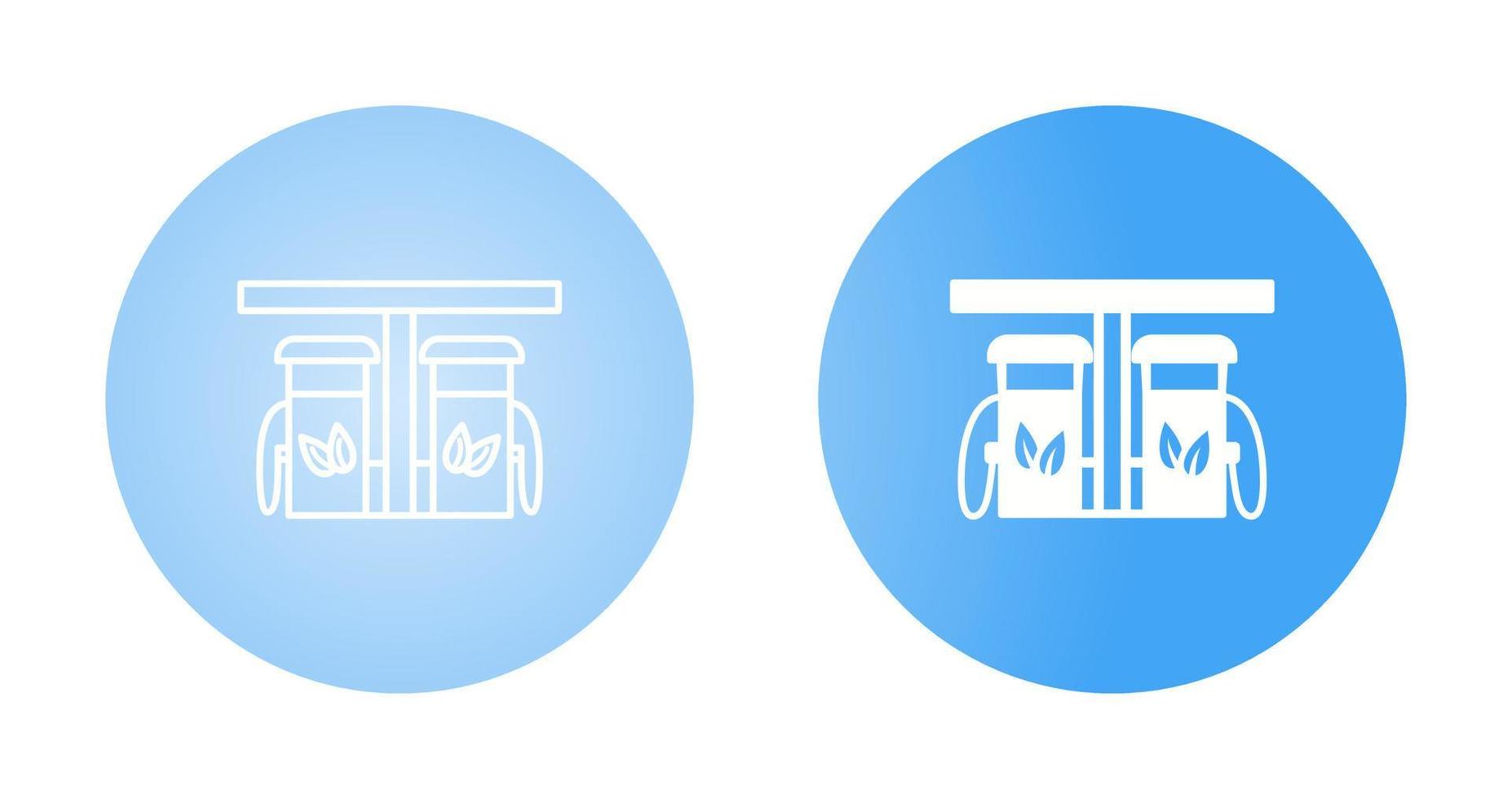 Eco friendly Petrol Pump Vector Icon