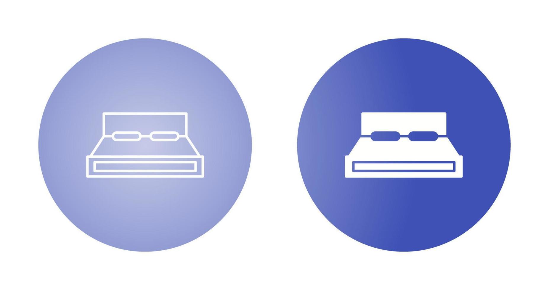 Single Bed Vector Icon